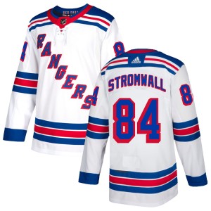 Malte Stromwall Youth Adidas New York Rangers Authentic White Jersey