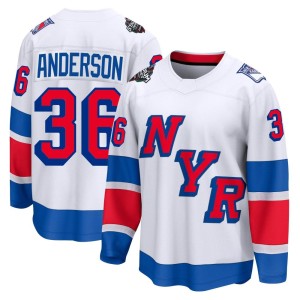 Glenn Anderson Men's Fanatics Branded New York Rangers Breakaway White 2024 Stadium Series Jersey