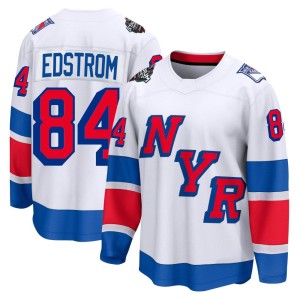 Adam Edstrom Men's Fanatics Branded New York Rangers Breakaway White 2024 Stadium Series Jersey