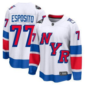 Phil Esposito Men's Fanatics Branded New York Rangers Breakaway White 2024 Stadium Series Jersey