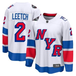 Brian Leetch Men's Fanatics Branded New York Rangers Breakaway White 2024 Stadium Series Jersey