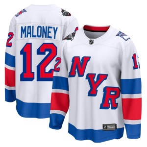 Don Maloney Men's Fanatics Branded New York Rangers Breakaway White 2024 Stadium Series Jersey