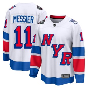 Mark Messier Men's Fanatics Branded New York Rangers Breakaway White 2024 Stadium Series Jersey
