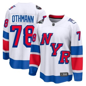 Brennan Othmann Men's Fanatics Branded New York Rangers Breakaway White 2024 Stadium Series Jersey