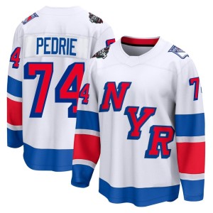 Vince Pedrie Men's Fanatics Branded New York Rangers Breakaway White 2024 Stadium Series Jersey