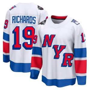 Brad Richards Men's Fanatics Branded New York Rangers Breakaway White 2024 Stadium Series Jersey