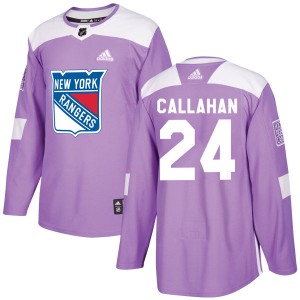 Ryan Callahan Youth Adidas New York Rangers Authentic Purple Fights Cancer Practice Jersey