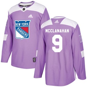 Rob Mcclanahan Youth Adidas New York Rangers Authentic Purple Fights Cancer Practice Jersey