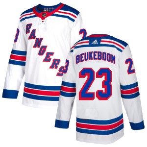 Jeff Beukeboom Men's Adidas New York Rangers Authentic White Jersey