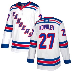 Alex Kovalev Men's Adidas New York Rangers Authentic White Jersey