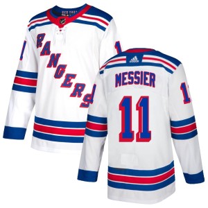 Mark Messier Men's Adidas New York Rangers Authentic White Jersey