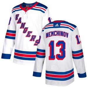 Sergei Nemchinov Men's Adidas New York Rangers Authentic White Jersey