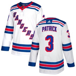 James Patrick Men's Adidas New York Rangers Authentic White Jersey