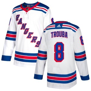 Jacob Trouba Men's Adidas New York Rangers Authentic White Jersey