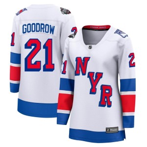 Barclay Goodrow Women's Fanatics Branded New York Rangers Breakaway White 2024 Stadium Series Jersey