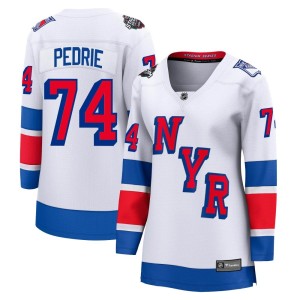 Vince Pedrie Women's Fanatics Branded New York Rangers Breakaway White 2024 Stadium Series Jersey