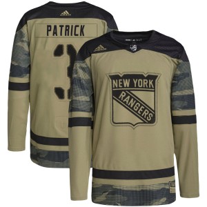 James Patrick Men's Adidas New York Rangers Authentic Camo Military Appreciation Practice Jersey
