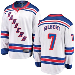 Rod Gilbert Youth Fanatics Branded New York Rangers Breakaway White Away Jersey