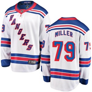 K'Andre Miller Youth Fanatics Branded New York Rangers Breakaway White Away Jersey