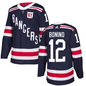 Nick Bonino Youth Adidas New York Rangers Authentic Navy Blue 2018 Winter Classic Home Jersey