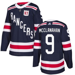 Rob Mcclanahan Youth Adidas New York Rangers Authentic Navy Blue 2018 Winter Classic Home Jersey