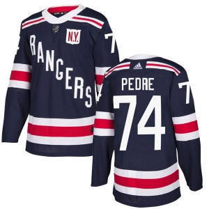 Vince Pedrie Youth Adidas New York Rangers Authentic Navy Blue 2018 Winter Classic Home Jersey