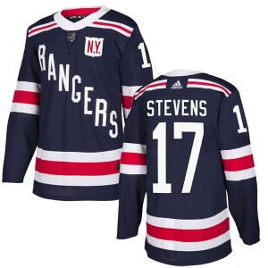 Kevin Stevens Youth Adidas New York Rangers Authentic Navy Blue 2018 Winter Classic Home Jersey