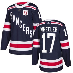 Blake Wheeler Youth Adidas New York Rangers Authentic Navy Blue 2018 Winter Classic Home Jersey