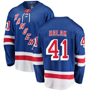 Jaroslav Halak Youth Fanatics Branded New York Rangers Breakaway Blue Home Jersey