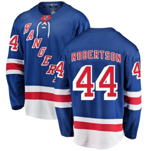 Matthew Robertson Youth Fanatics Branded New York Rangers Breakaway Blue Home Jersey