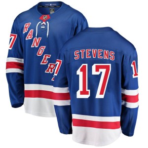 Kevin Stevens Youth Fanatics Branded New York Rangers Breakaway Blue Home Jersey