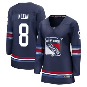 Kevin Klein Women's Fanatics Branded New York Rangers Premier Navy Breakaway Alternate Jersey